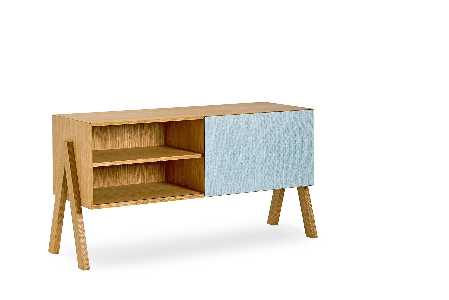 Contemporary Friis & Moltke Timber Credenza 120, Stained Oak For Sale
