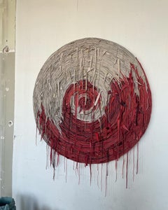 Frills Leather Tapestry by Lenny Stopp