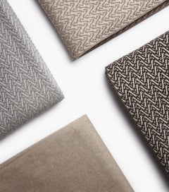 GETTONE in cashmere e seta con frange Beige