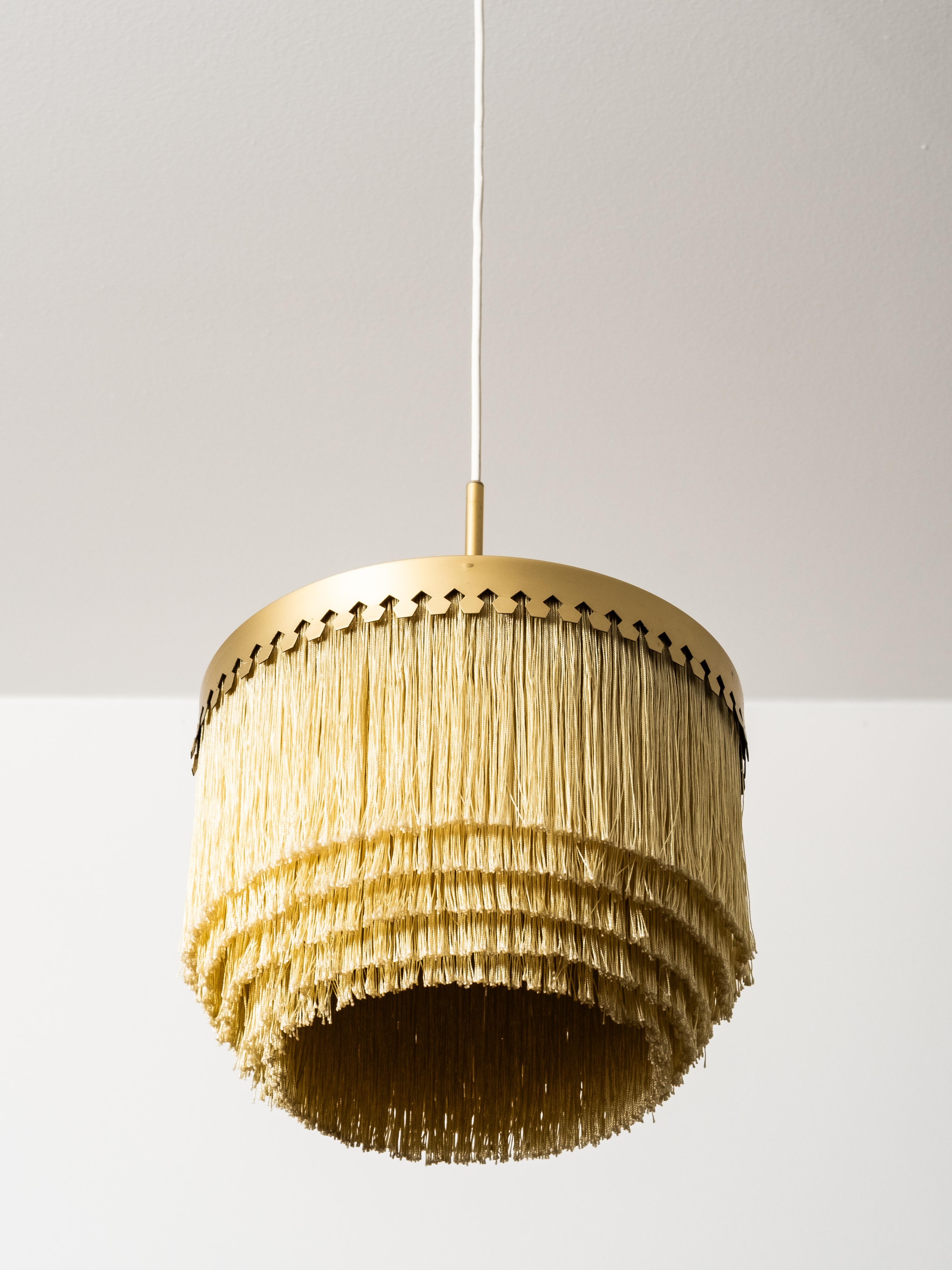 Swedish Fringe Ceiling Lamp ‘T601/M’ by Hans-Agne Jakobsson for Markaryd, Sweden, 1960s For Sale