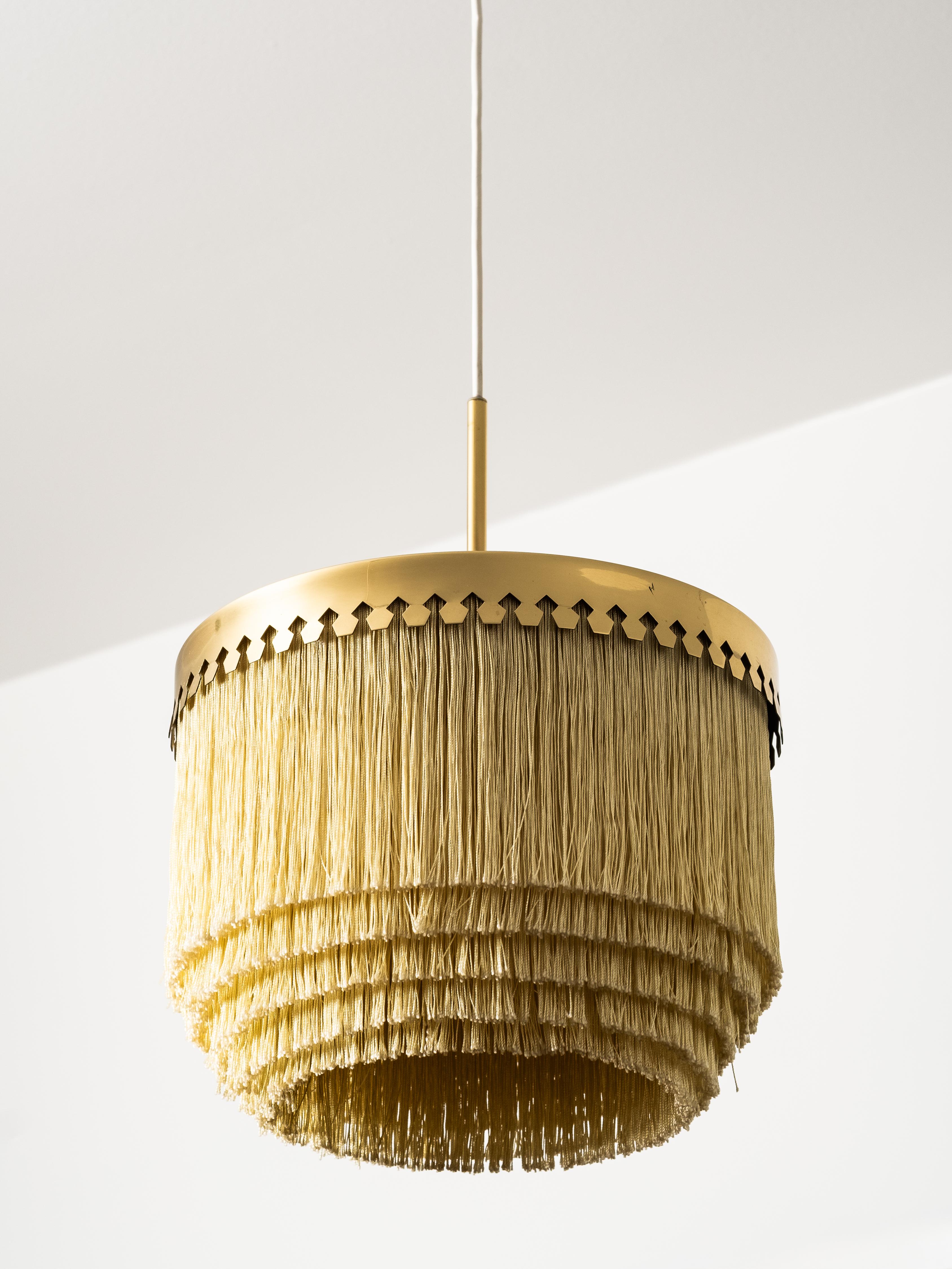 Fringe Ceiling Lamp ‘T601/M’ by Hans-Agne Jakobsson for Markaryd, Sweden, 1960s In Good Condition For Sale In Karis, Nyland