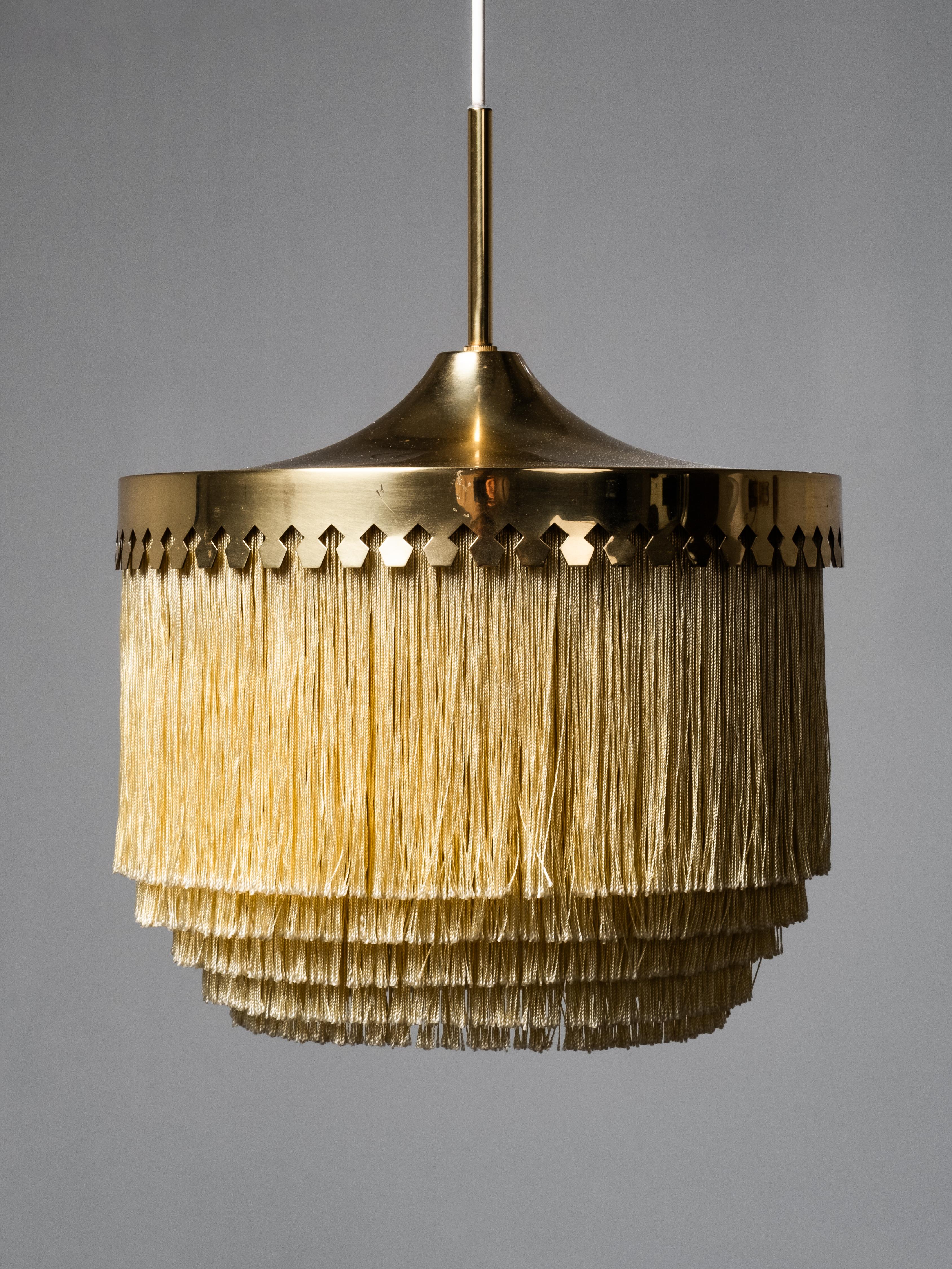 Fringe Ceiling Lamp ‘T601/M’ by Hans-Agne Jakobsson for Markaryd, Sweden, 1960s For Sale 1
