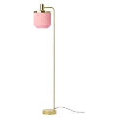 Fringe Cream Pale Pink Lamp by Warm Nordic