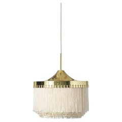 Ciondolo grande Fringe Cream White di Warm Nordic