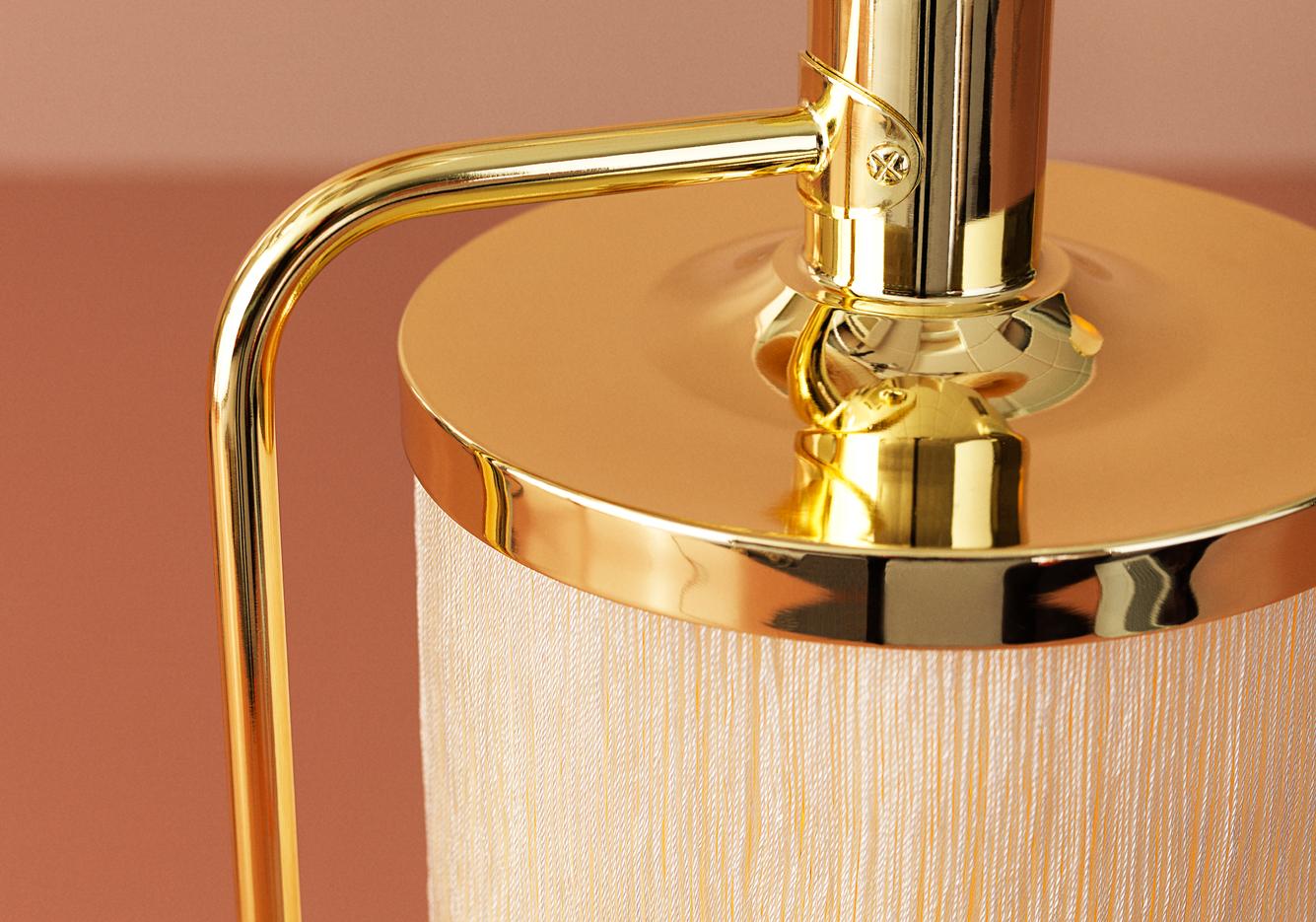 Post-Modern Fringe Cream White Table Lamp by Warm Nordic