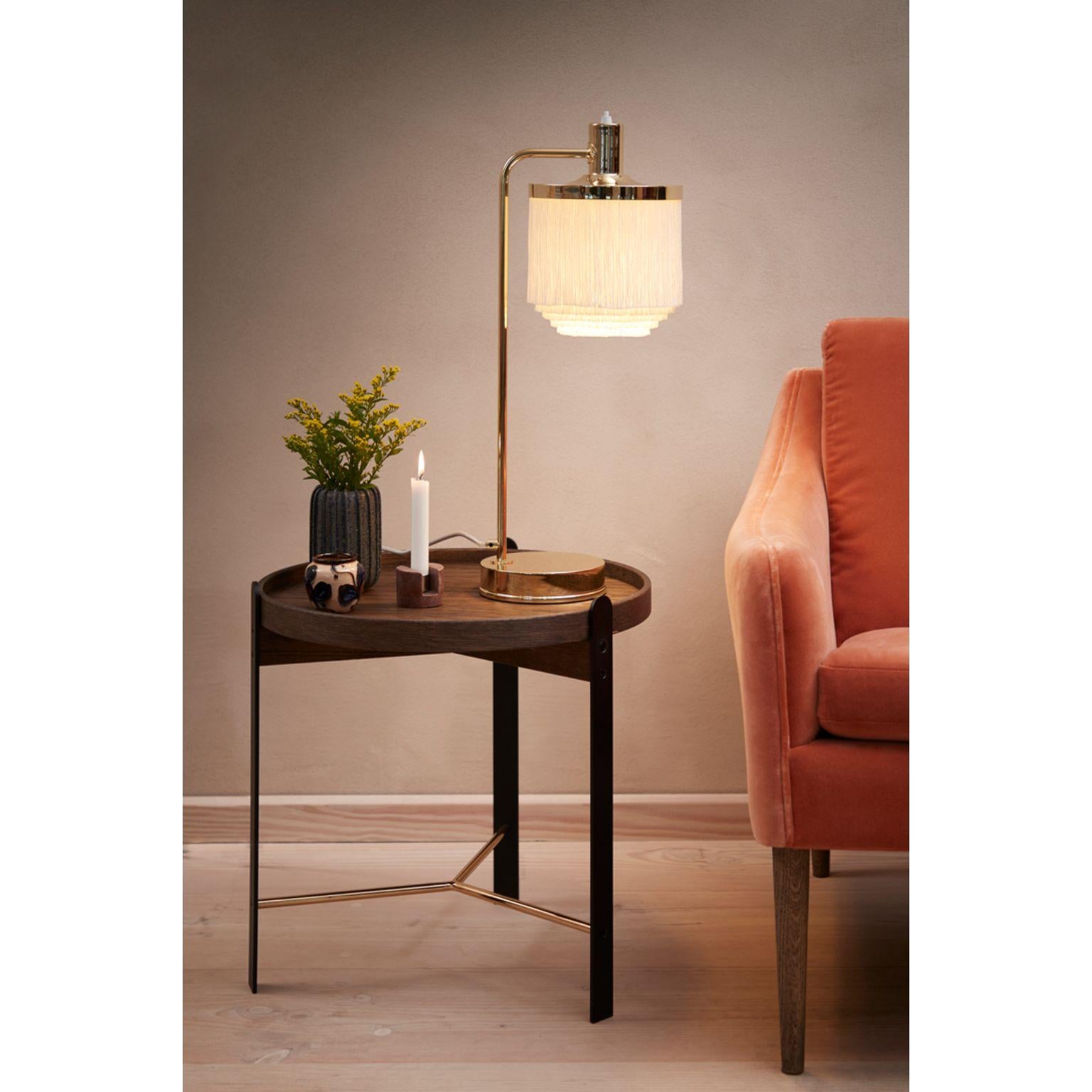 Fringe Cream White Table Lamp by Warm Nordic 1