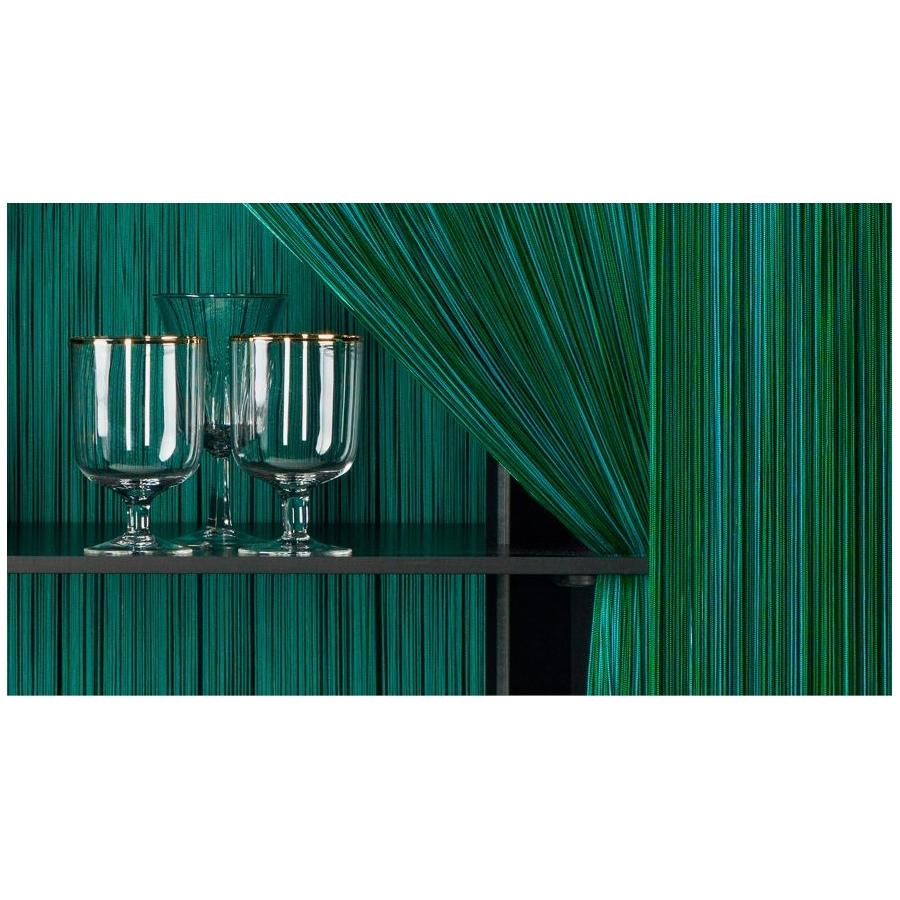 Fringe, Green Luxury Wall Cabinet with Two Legs, Made in France For Sale 1