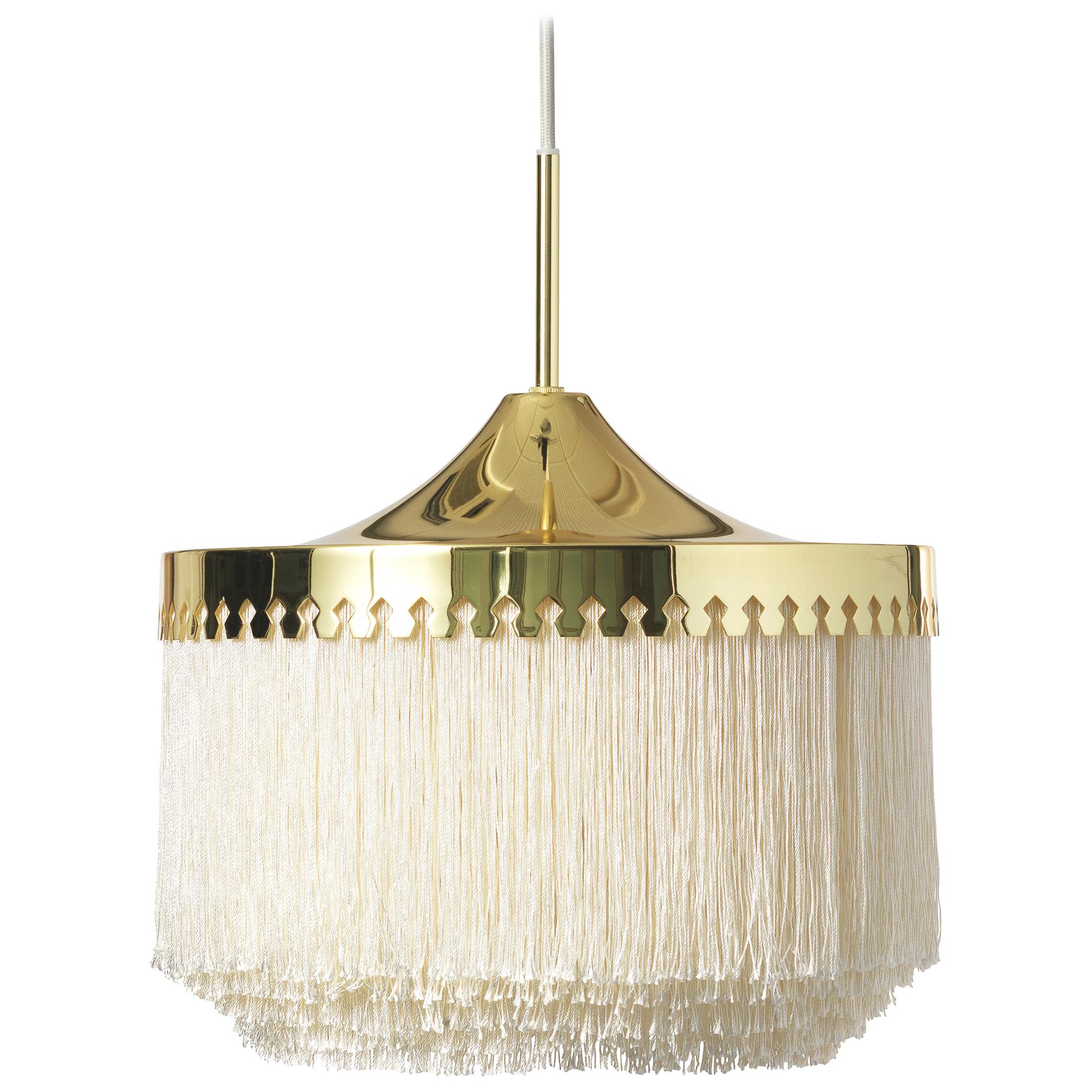 For Sale: White (Cream White) Fringe Large Pendant, by Hans Agne Jakobsson from Warm Nordic