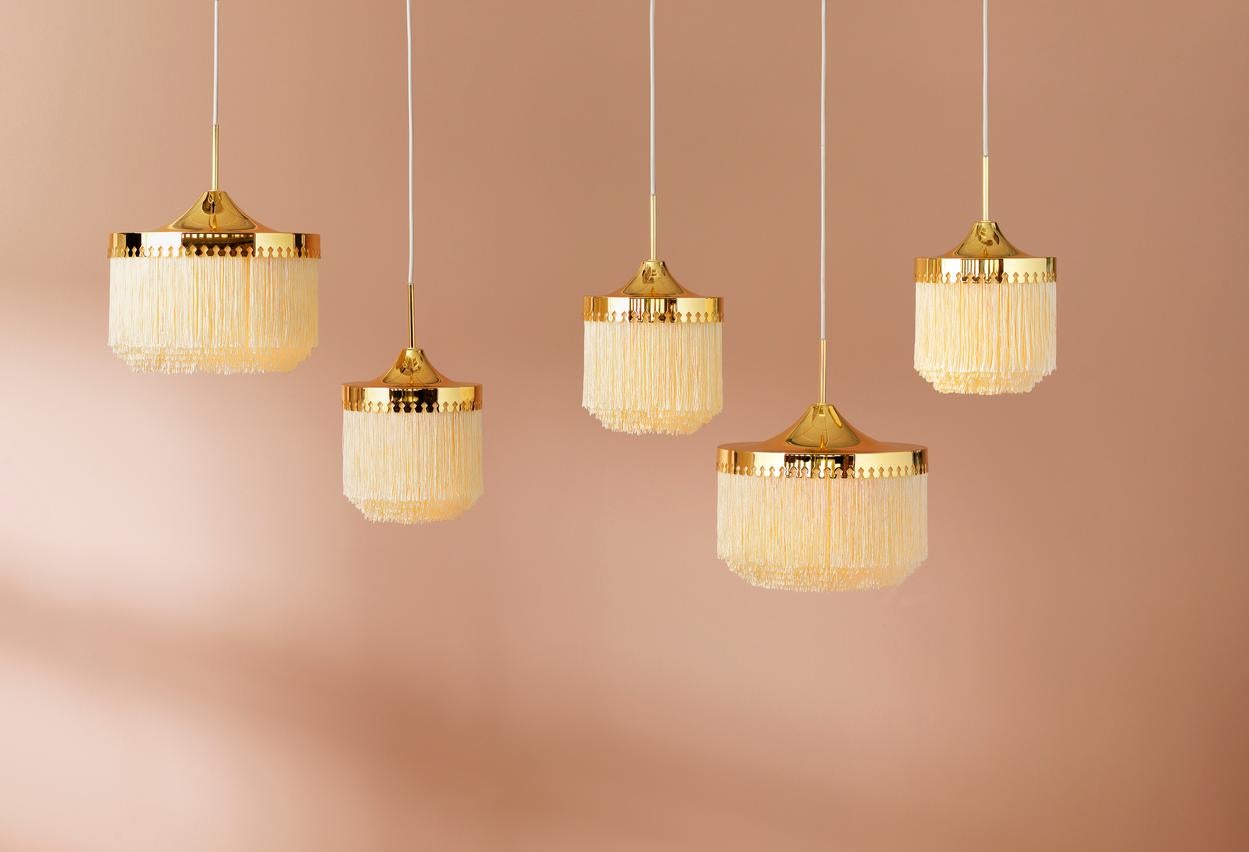 Fringe Pale Pink Small Pendant by Warm Nordic 3