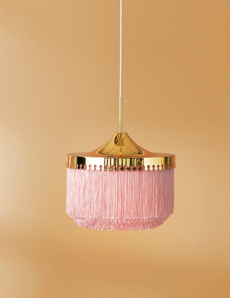 Fringe Pale Pink Small Pendant by Warm Nordic For Sale 2