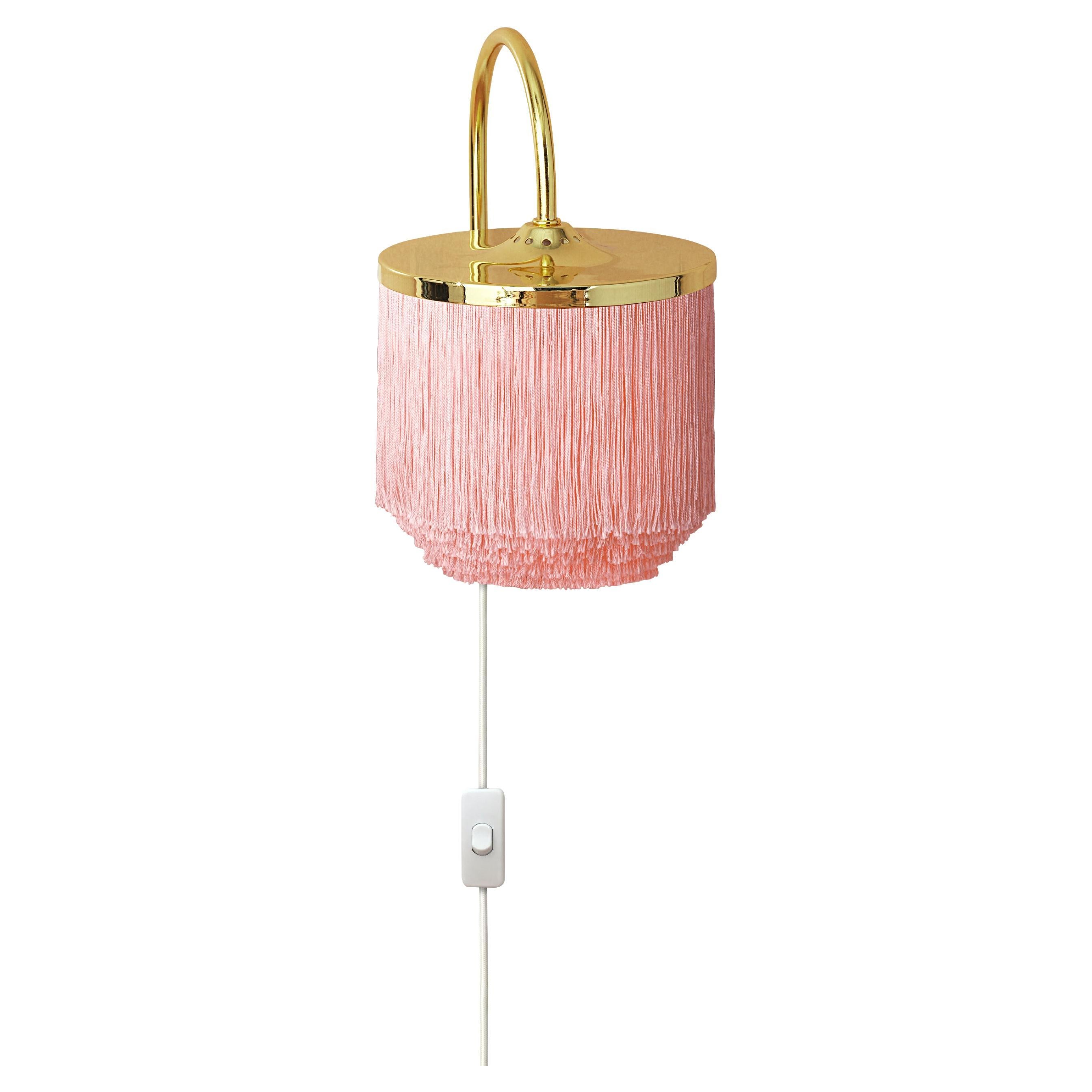 Fringe Pale Pink Wall Lamp by Warm Nordic