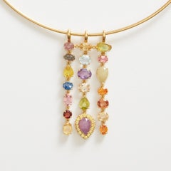 Fringe Pendant Necklace 18k Gold