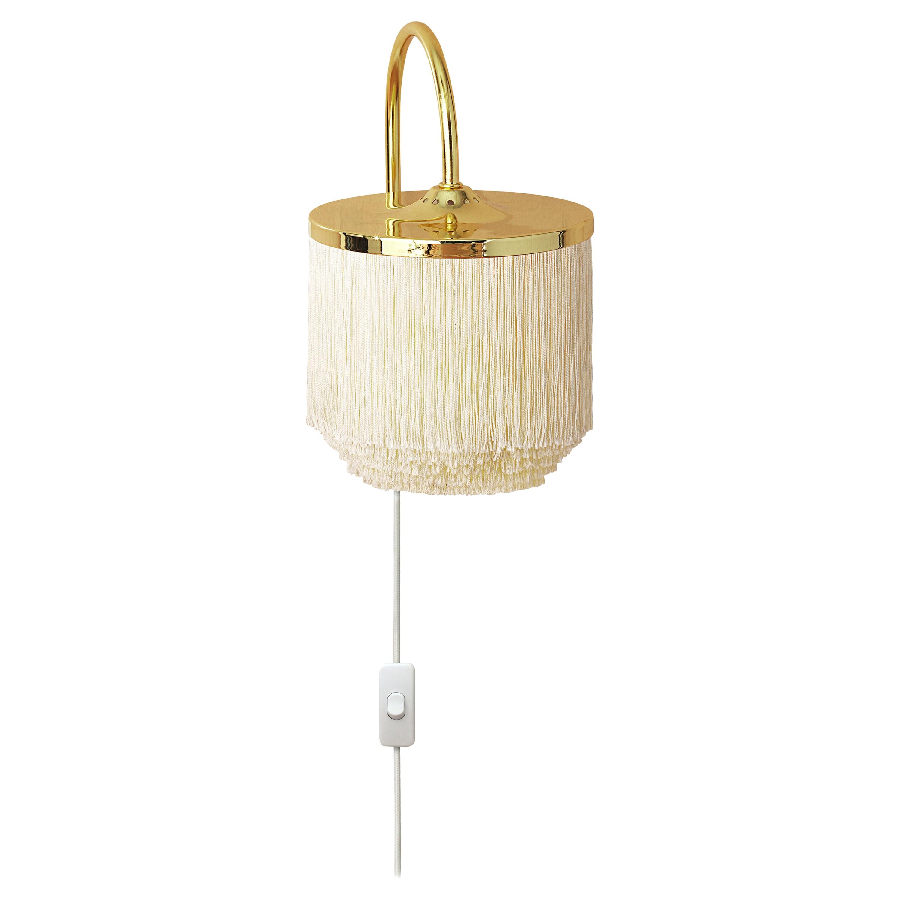 For Sale: White (Cream White) Fringe Wall Lamp, by Hans-Agne Jakobsson from Warm Nordic