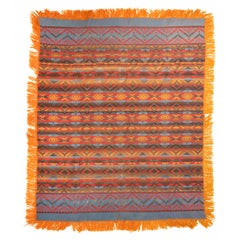 Fringed Cotton Beacon Blanket, circa 1920