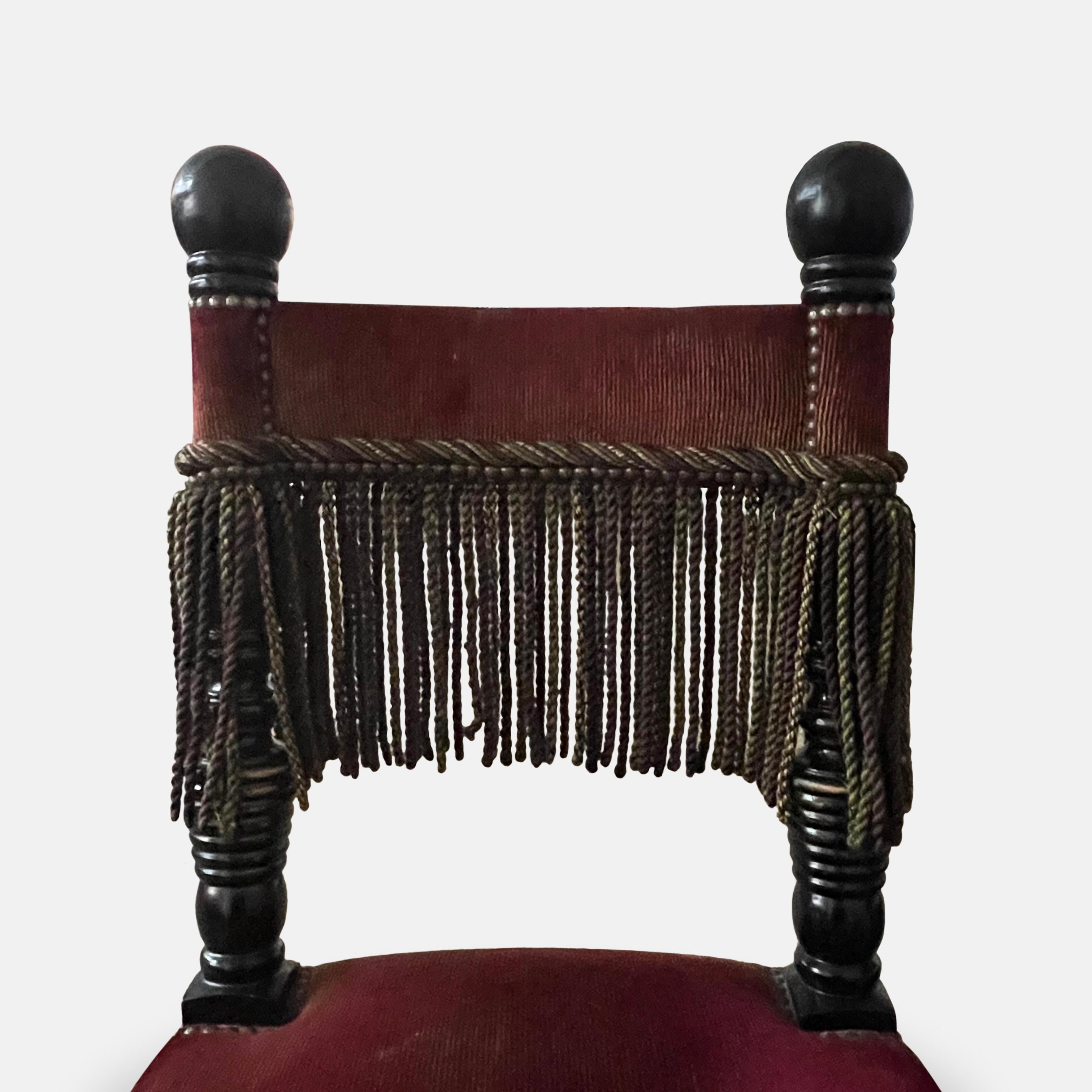 Fringed Chairs From Ladurée Patisserie For Sale 2