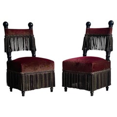 Retro Fringed Chairs From Ladurée Patisserie