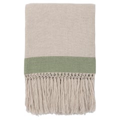 Fringed green-banded Blanket