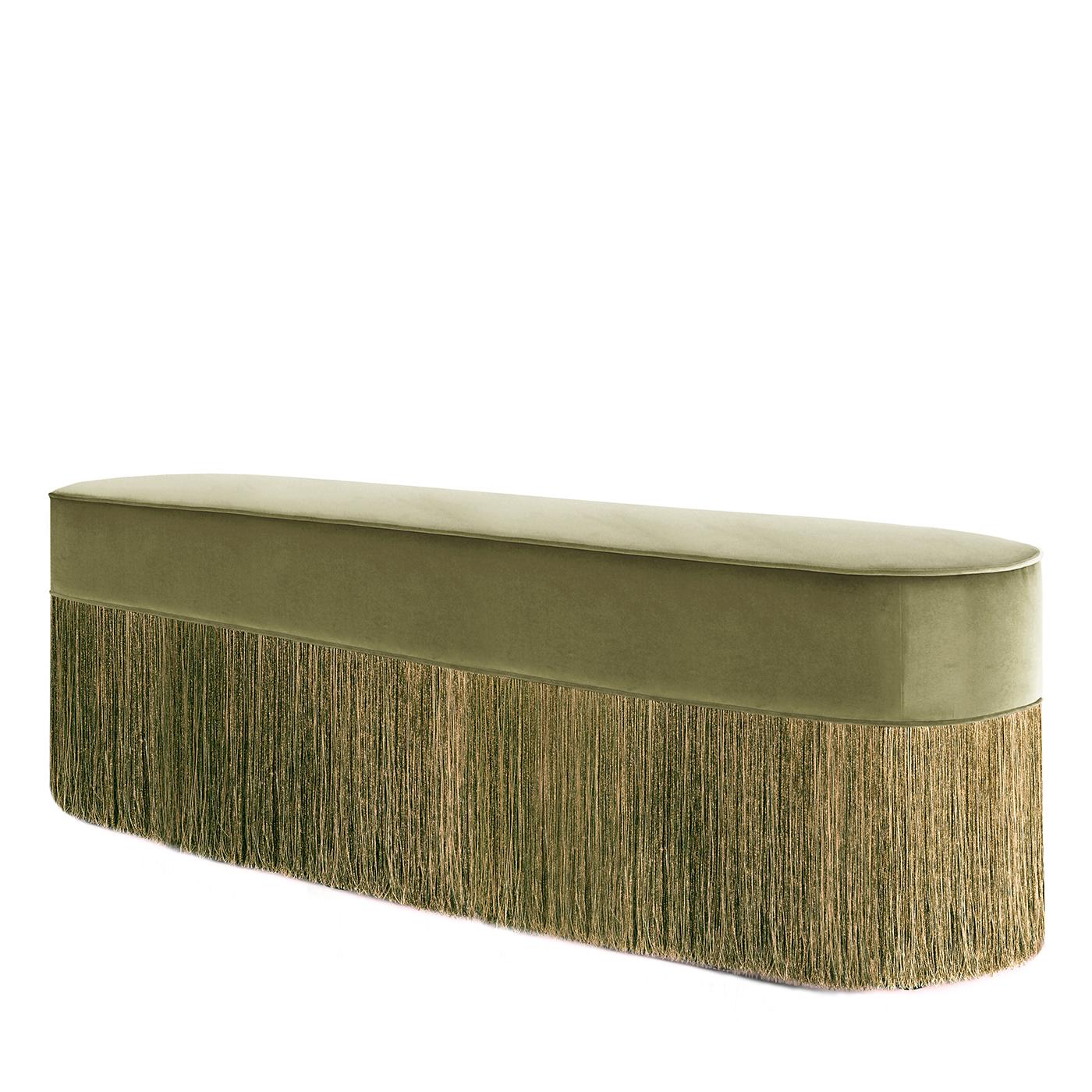 XXIe siècle et contemporain Banc vert à franges de Lorenza Bozzoli Couture en vente