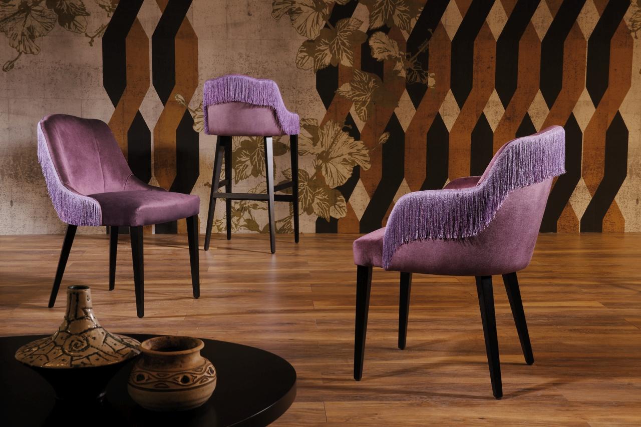 purple velvet bar stools