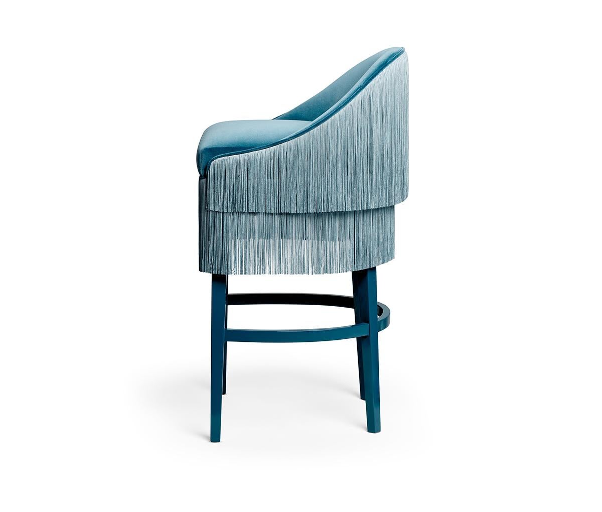 Fringes-Thekenhocker von Munna (Postmoderne) im Angebot