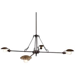 Frink Four Shell Chandelier