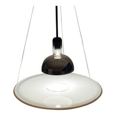 Lampada a sospensione Frisbi di Achille Castiglioni per Flos, anni '70, Italia
