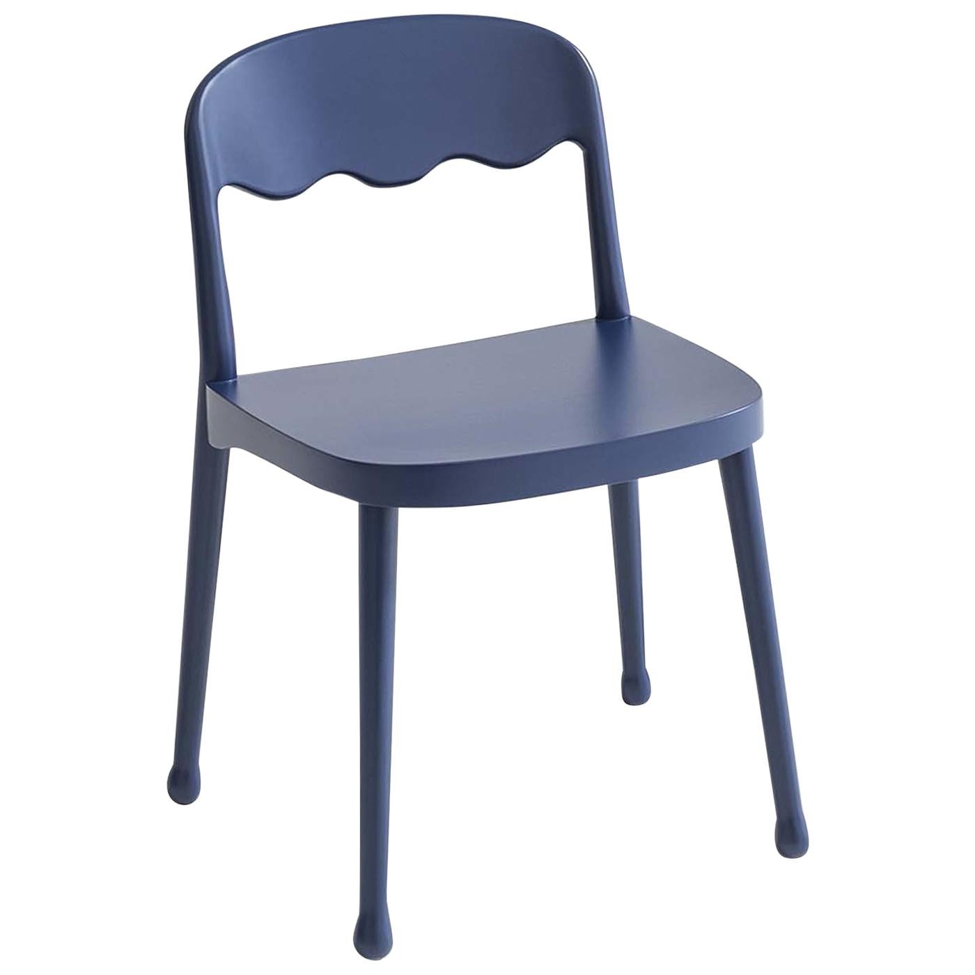 Frisée 250 Blue Chair by Cristina Celestino For Sale
