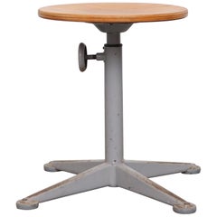 Retro Friso Kramer Adjustable Drafting Stool