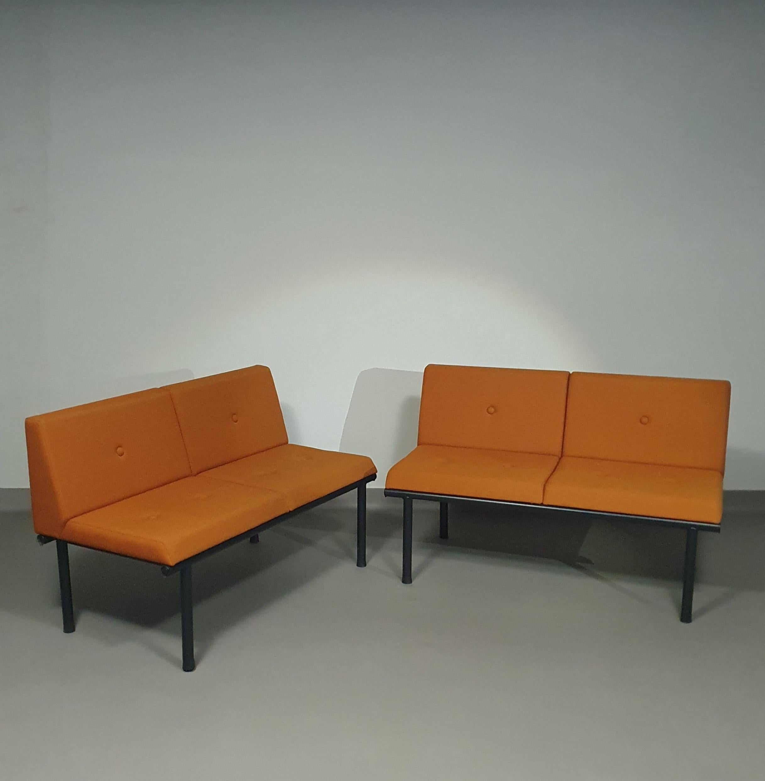  Bas Pruyser bench / sofa 2 x for Ahrend / De Cirkel 90s  For Sale 3
