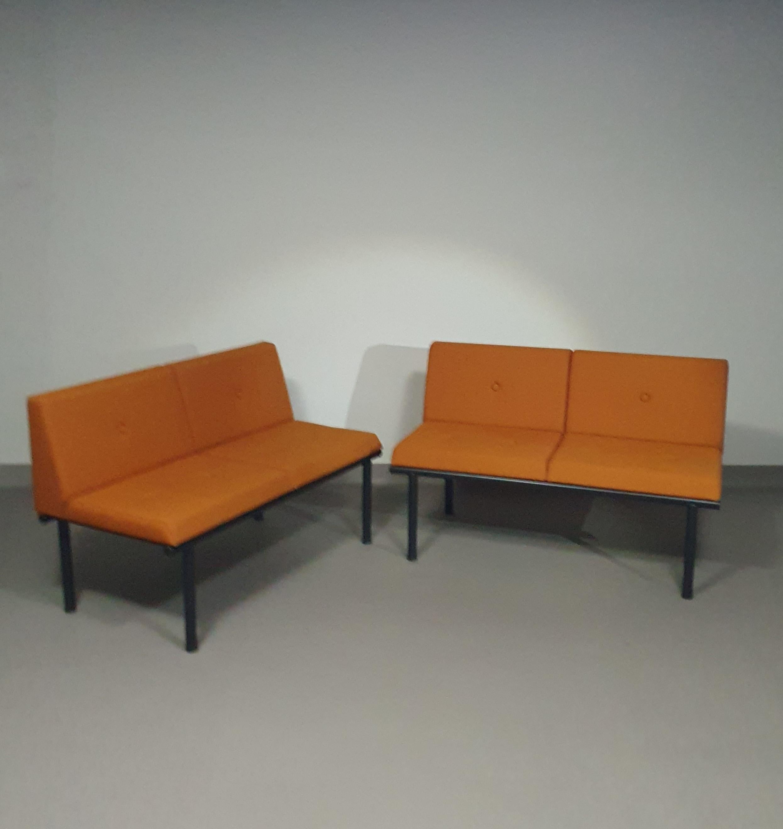  Bas Pruyser bench / sofa 2 x for Ahrend / De Cirkel 90s  For Sale 4