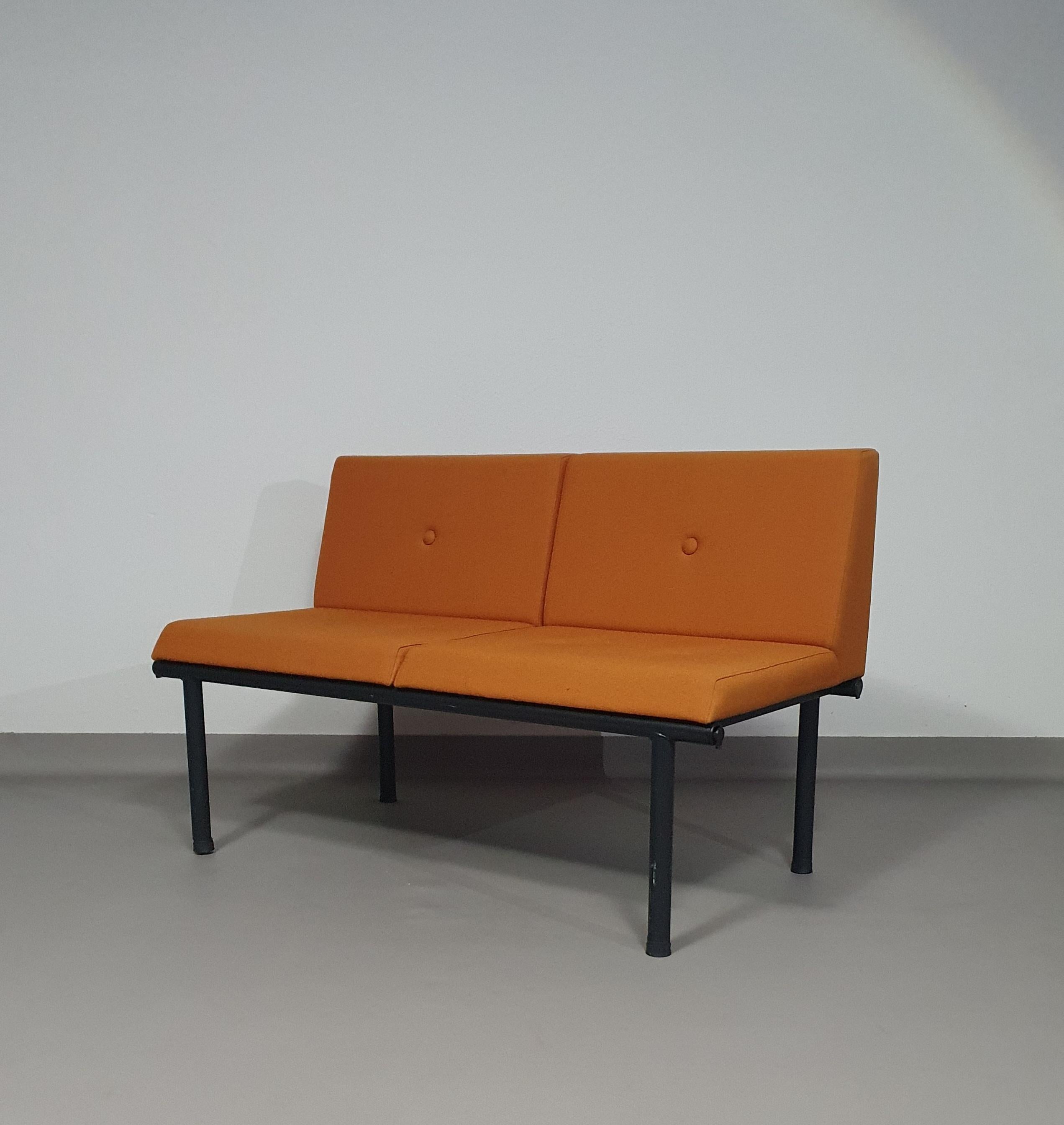  Bas Pruyser bench / sofa 2 x for Ahrend / De Cirkel 90s  For Sale 8