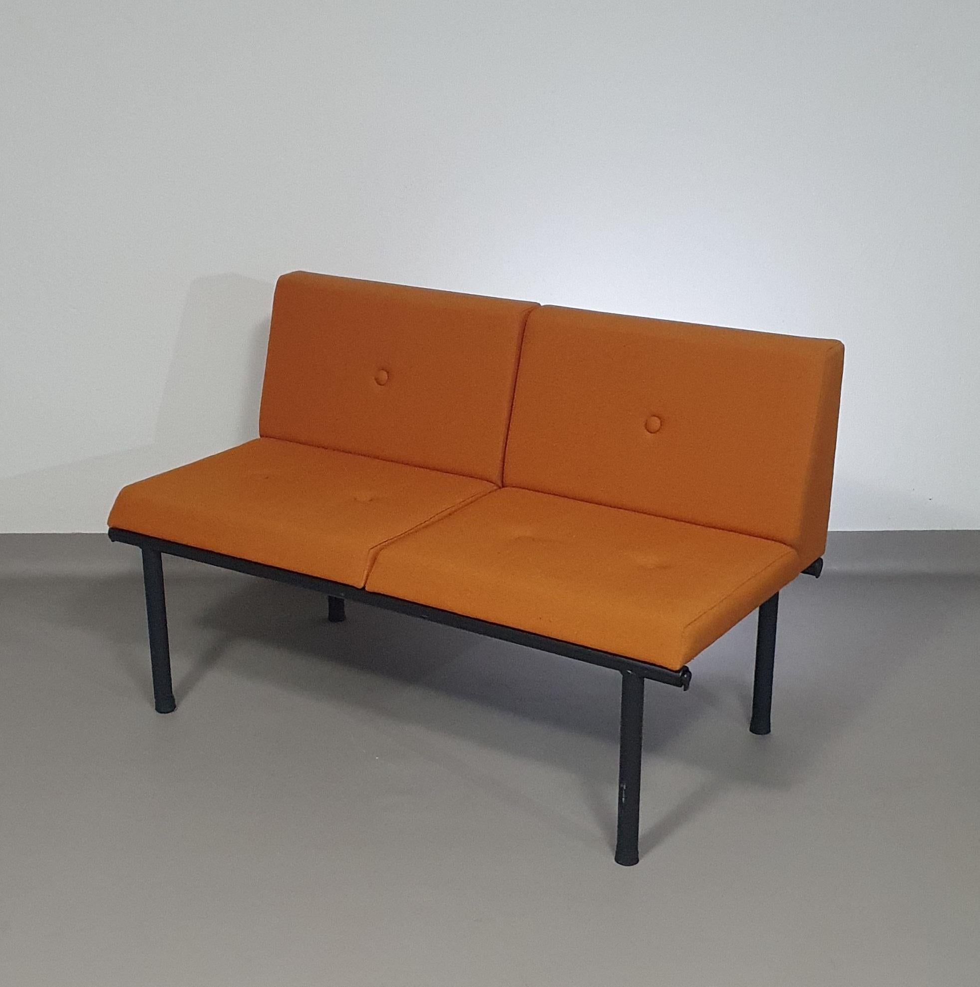  Bas Pruyser bench / sofa 2 x for Ahrend / De Cirkel 90s  For Sale 9