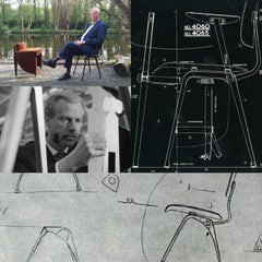 Friso Kramer Early Edition Revolt Chairs + Rare Matching Round Reform Table 1953