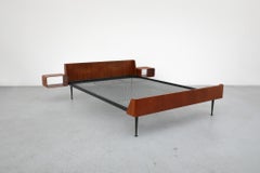 Friso Kramer ' Euroika-Serie' Bett mit Nachttischen für Auping, 1950er Jahre
