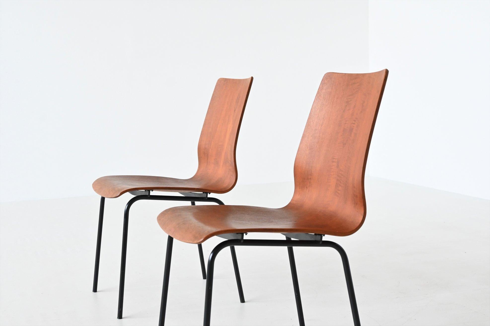 Dutch Friso Kramer Euroika Series Chairs Auping the Netherlands, 1963