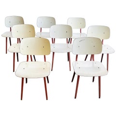 Friso Kramer Iconic Dutch Industrial Design "Revolt" Chair, 10 Available