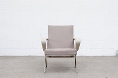 Friso Kramer "Repose" Armchair in Shades of Gray with New Upholstery, 1960