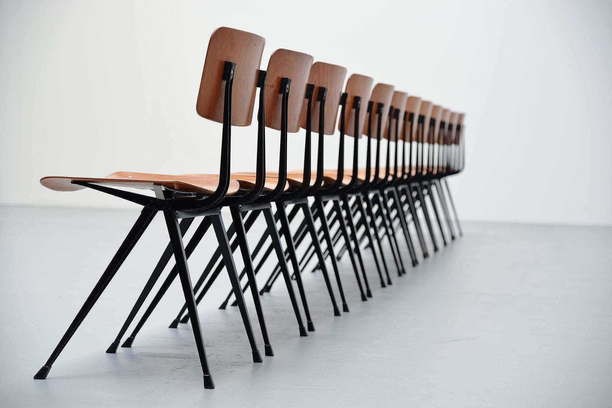 Mid-Century Modern Friso Kramer Result Chairs Ahrend de Cirkel, 1970