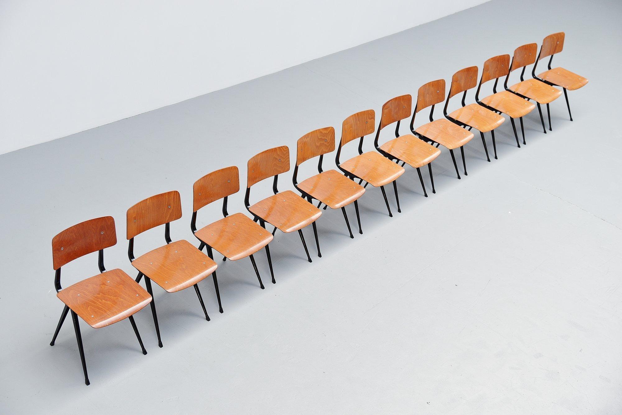 Dutch Friso Kramer Result Chairs Ahrend de Cirkel, 1970