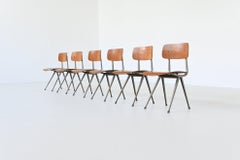 Friso Kramer Result chairs in birch Ahrend de Cirkel The Netherlands 1958