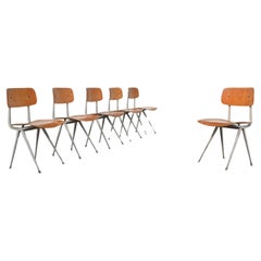 Friso Kramer Result-Stühle aus Birke Ahrend de Cirkel, Niederlande 1958