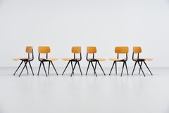 Friso Kramer Result Chairs Set Birch Ahrend 1965