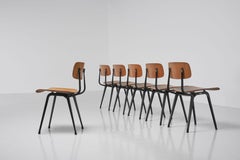 Friso Kramer Revolt chairs teak The Netherlands 1960