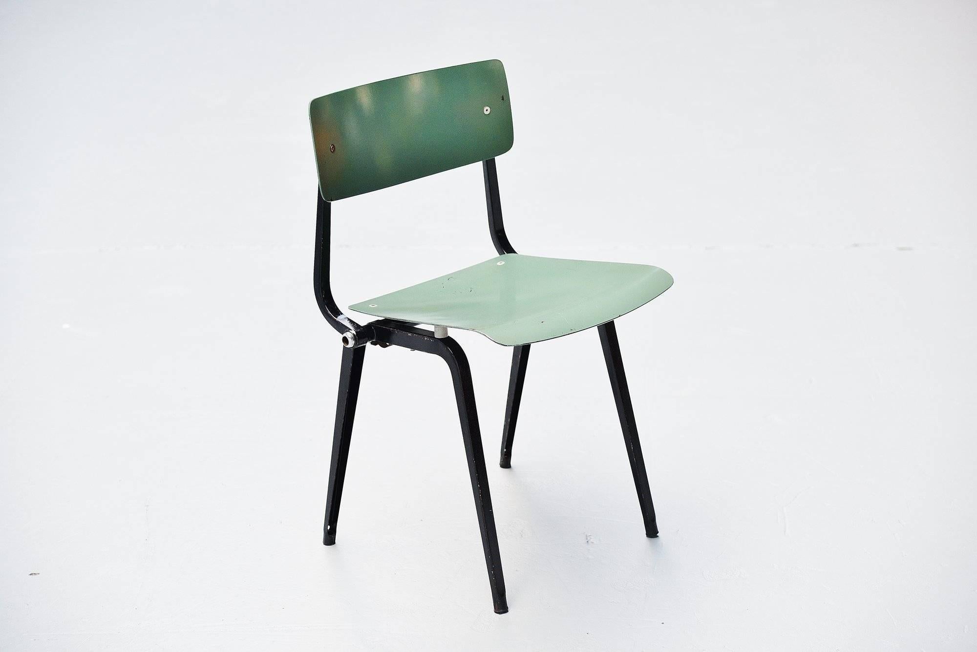 Mid-Century Modern Friso Kramer Revolt Folding Chairs for Ahrend de Cirkel 1953