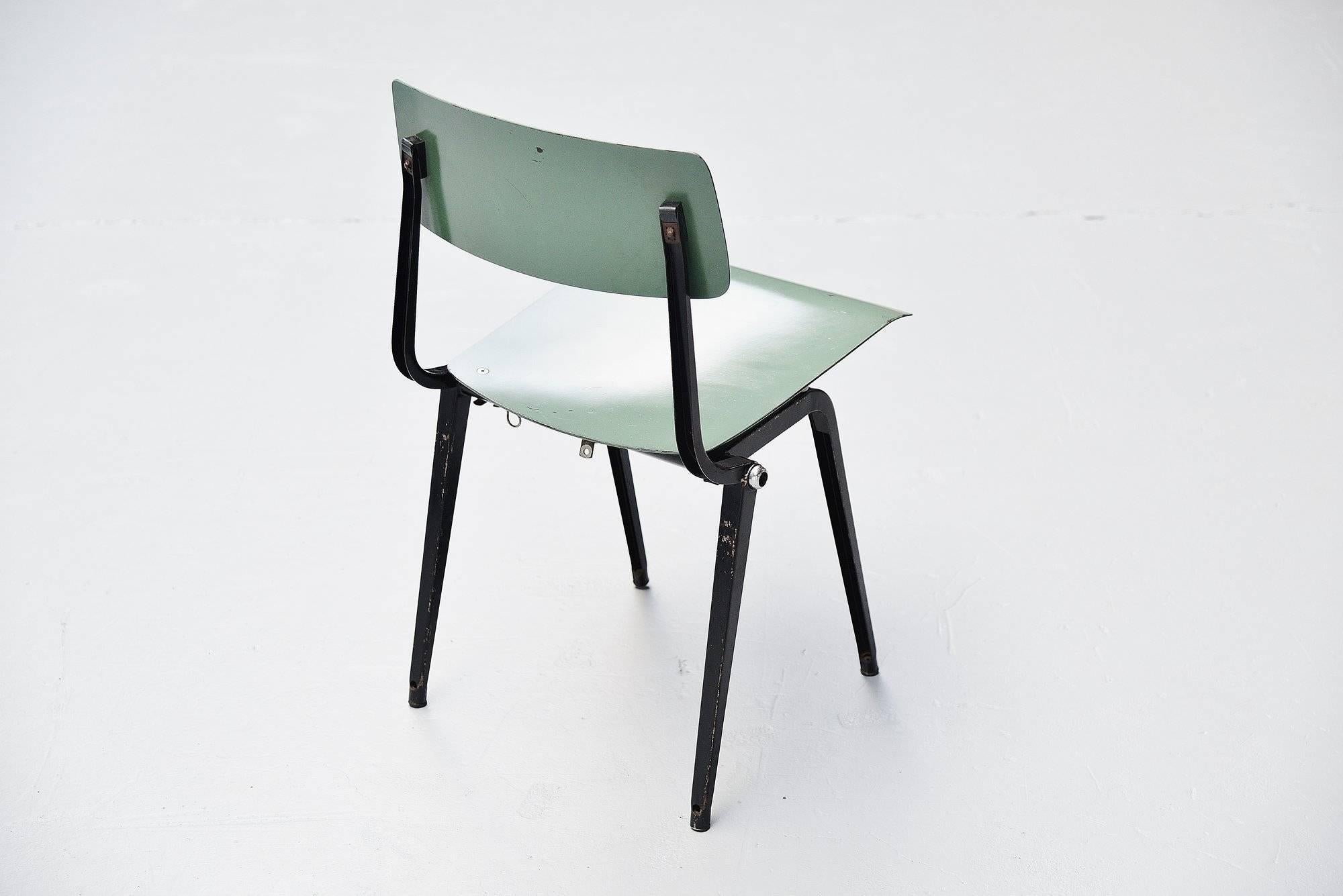 Dutch Friso Kramer Revolt Folding Chairs for Ahrend de Cirkel 1953