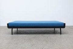 Friso Kramer Style Auping Day Bed with Bright Blue Mattress