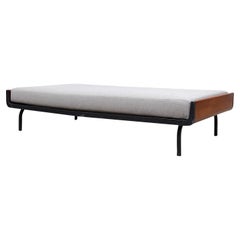 Vintage Friso Kramer Style Auping Day Bed with Pewter Grey Mattress