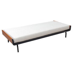 Friso Kramer Style Auping Narrow Day Bed with Cream Mattress