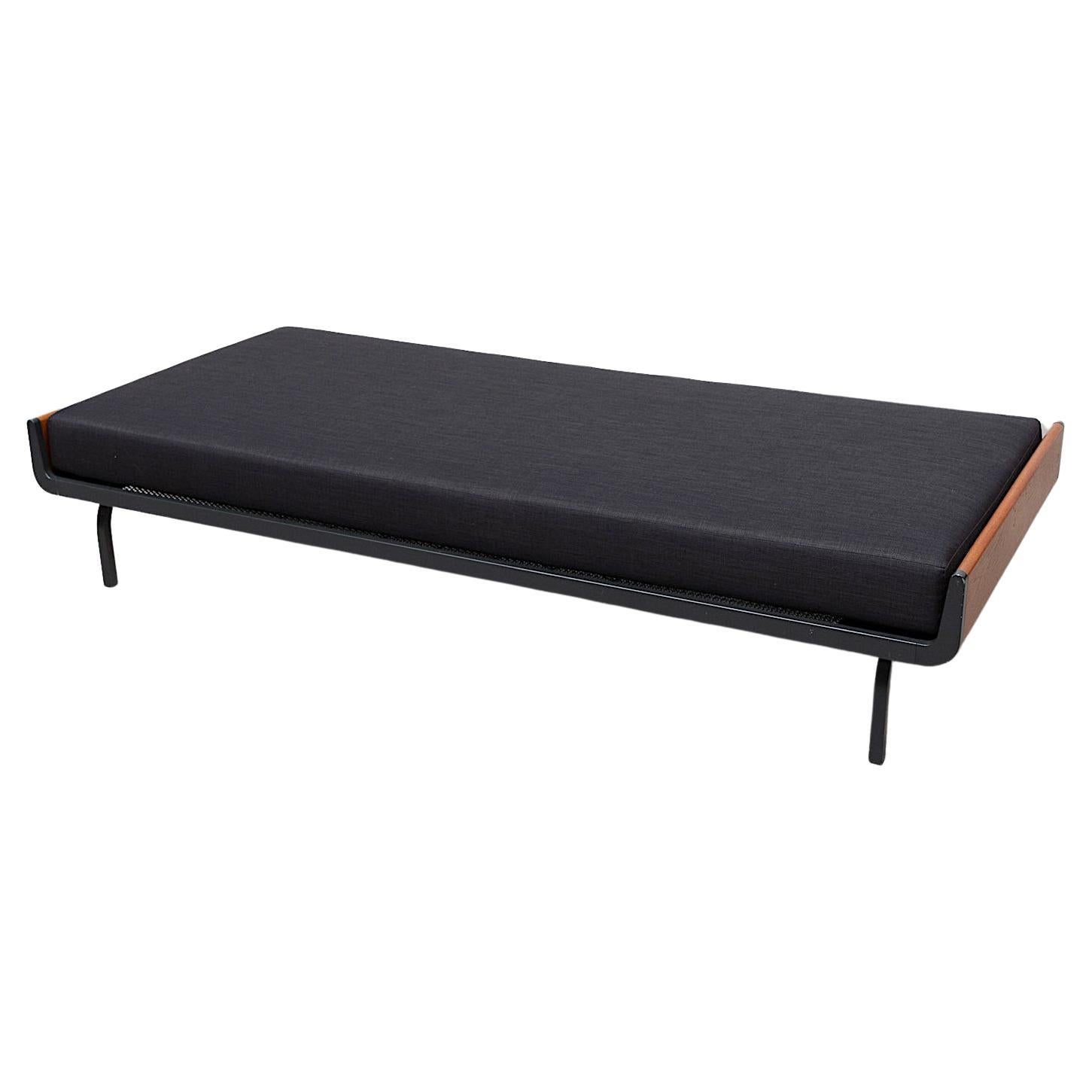 Friso Kramer Style Extra Long Auping Day Bed with Black Mattress