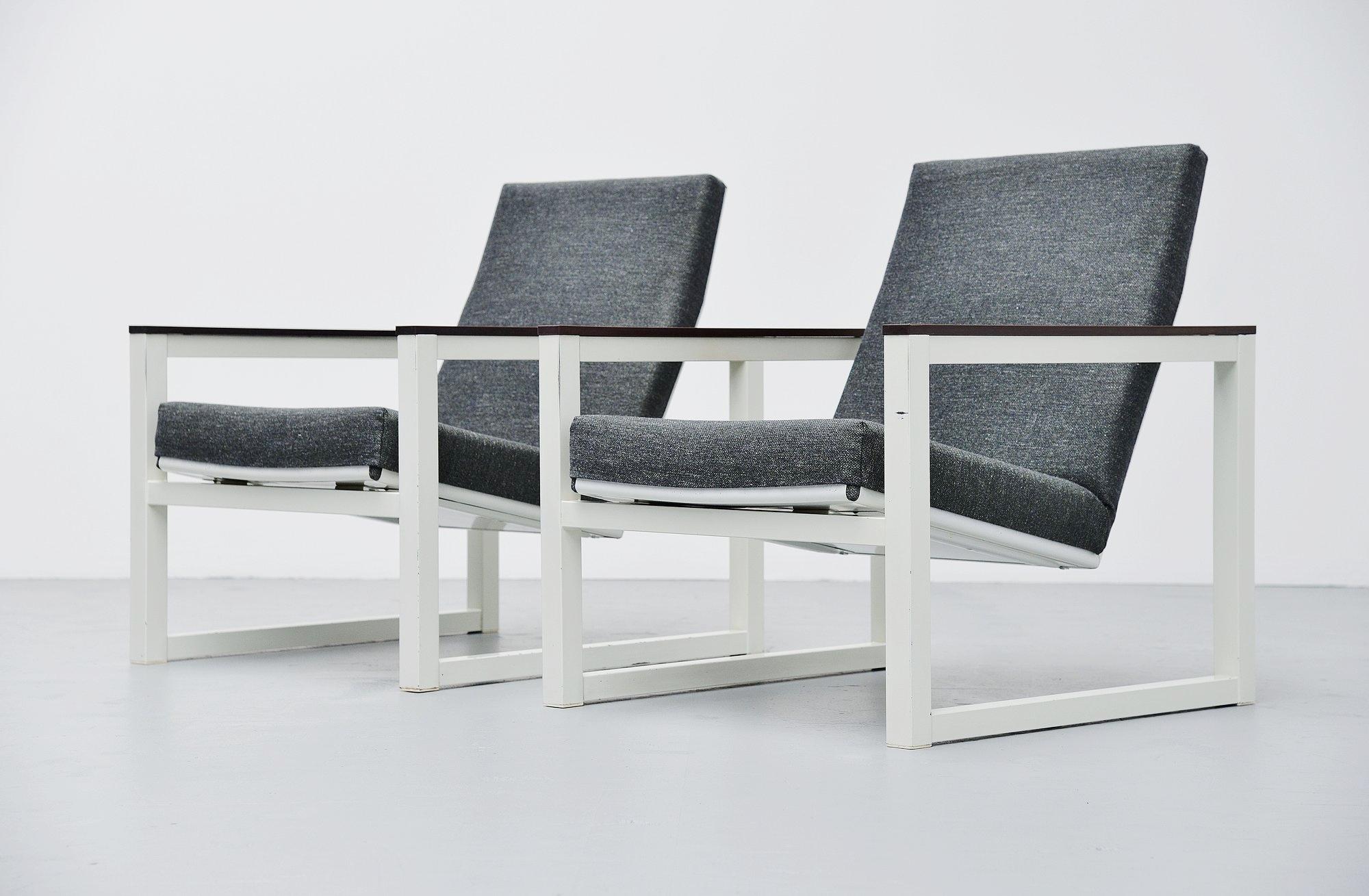 Industrial Friso Kramer & Tjerk Reijenga Lounge Chairs Pilastro, 1965